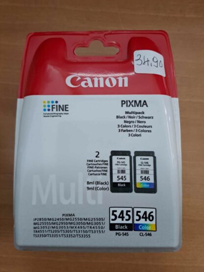 Canon Originale Multipack 545 Nero 546 Colore