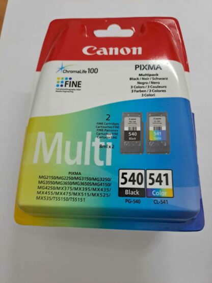 Originale Canon Multipack 540 Nero 541 Colore