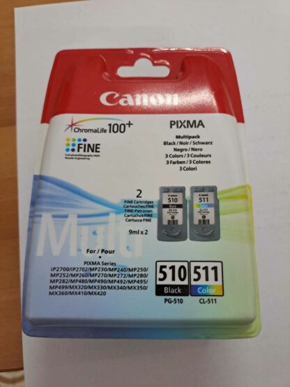 Canon Originale Multipack 510 Nero 511 Colore